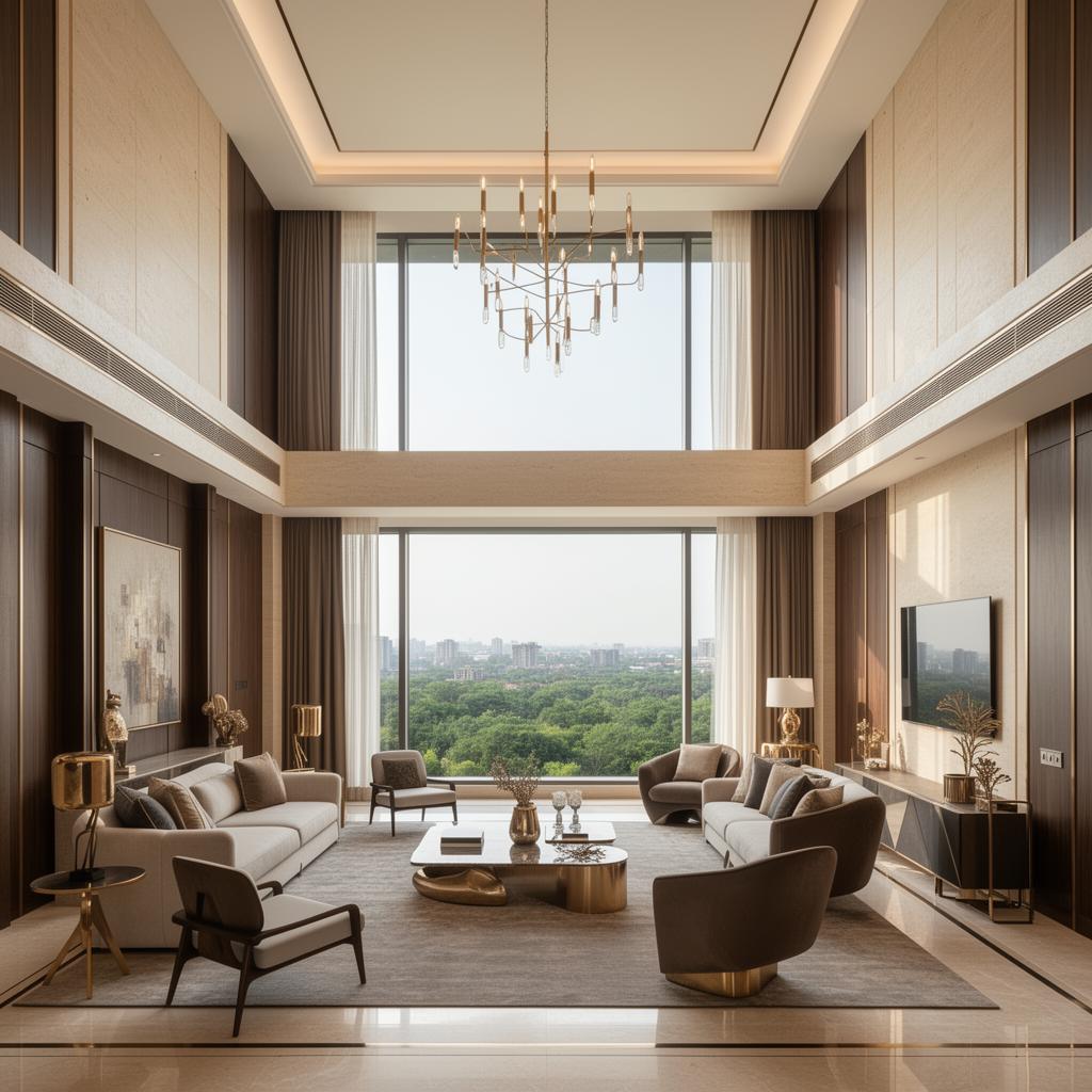 Designer living in a premium North Bangalore home
